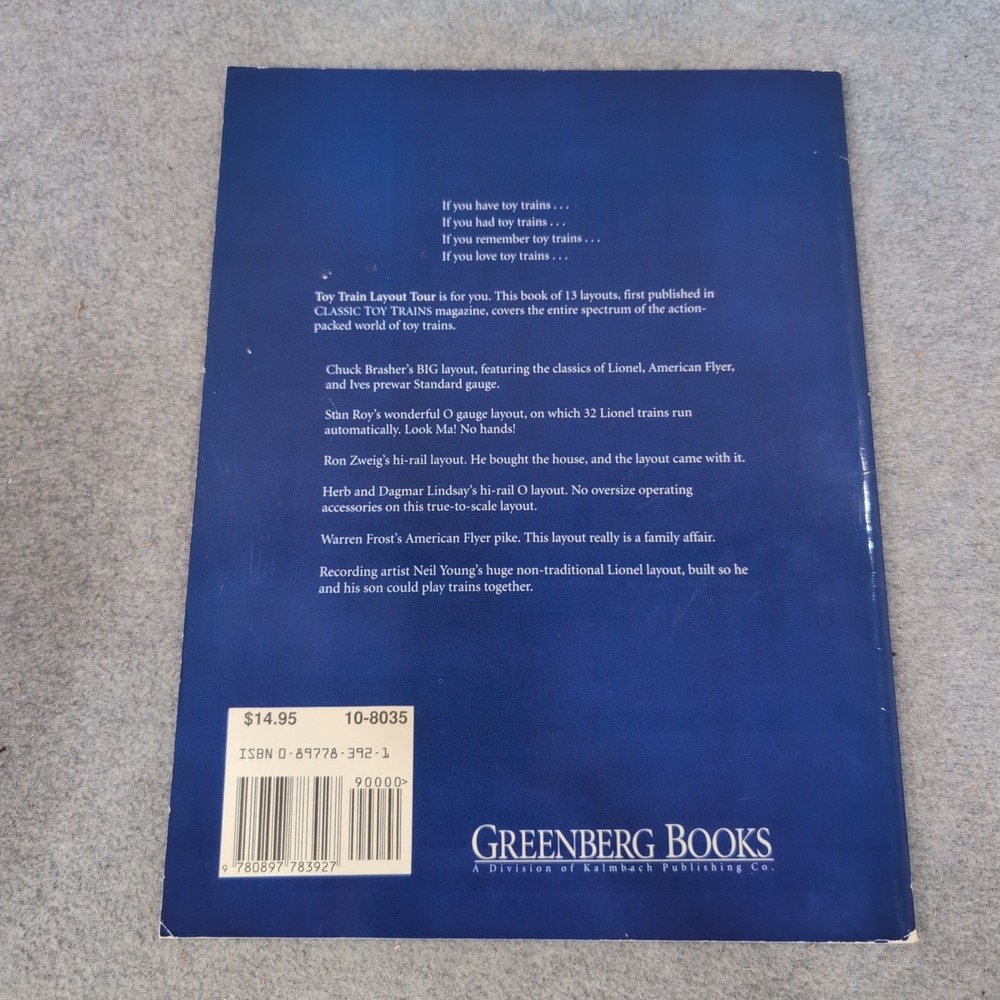 Classic Toy Trains Toy Train Layout Tour Greenberg Books Lionel American Flyer - Picture 2 of 3